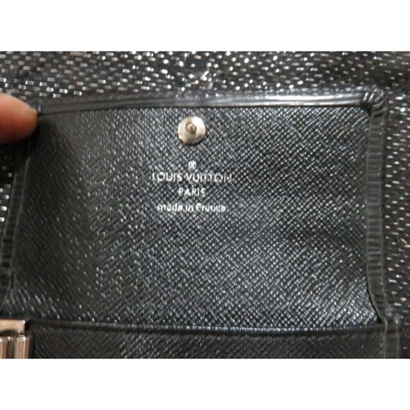 Louis Vuitton Black Nior Epi Italian Leather Multicles 6 Key Holder Case Wallet - Picture 6 of 15